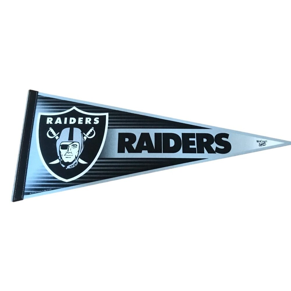 Las Vegas Raiders Pennant WinCraft 12" X 30" NFL Football USA